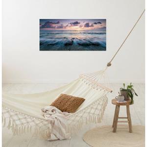 Komar Artprint op linnen Keilrahmenbild - Broken Waves - Größe 90 x 40 cm Duits kwaliteitsvliesmateriaal (155 g/m²) (1 stuk)