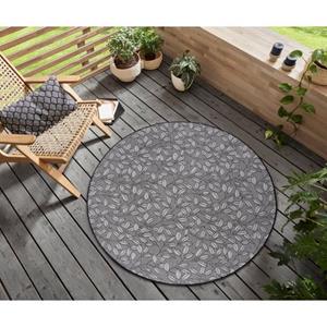 Teppich Twig Nature, HANSE Home, rund, Höhe: 3 mm, In und Outdoor, Flachgewebe, wetterfest, pflegeleicht, robust