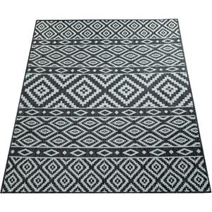 Paco Home Vloerkleed Coco 201 Platweefsel, ruitdesign, geschikt voor binnen en buiten, woonkamer