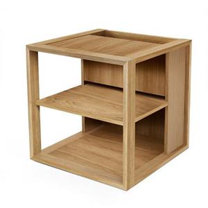 Woodman Salontafel Cube Houtfineer van eiken