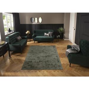 Leonique Teppich "Soley", rechteckig, Seiden-Optik, Viskose, Kurzflor-Teppich, Wohnzimmer, Schlafzimmer
