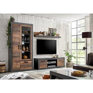 Home affaire Wandmeubel Brooklyn in een decoratieve frame-look (3 stuks)