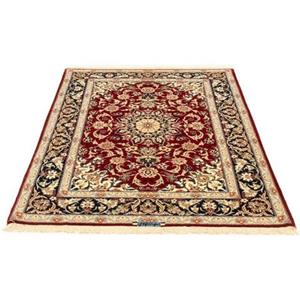 morgenland Teppich "Isfahan Teppich handgeknüpft rot", rechteckig, handgeknüpft
