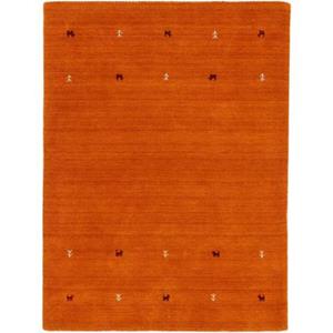 carpetfine Wollen kleed Gabbeh uni zuivere wol, met de hand geweven, gabbeh loom diermotief, ook als loper