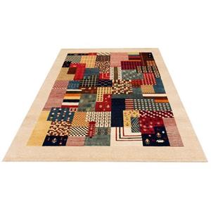 Home affaire Wollen kleed Felia zuivere wol, met de hand geweven, met randdessin