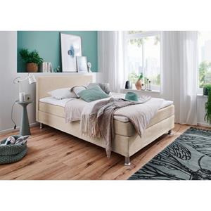 ATLANTIC home collection Boxbett "Edison", inkl. Bonnellfederkern-Matratze und Topper