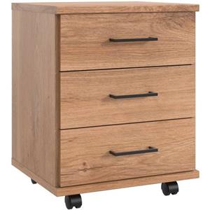 Wimex Kastje op wieltjes Home Desk met 3 laden, 46 cm breed, 58 cm hoog