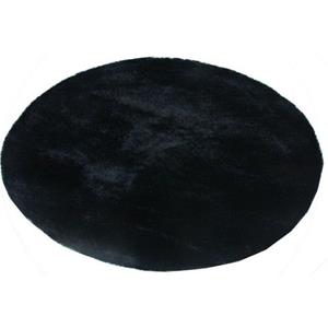 Home affaire Hochflor-Teppich "Deman", rund, Uni-Farben, besonders weich und kuschelig durch Mikrofaser, rund