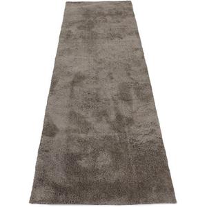 carpetfine Hochflor-Läufer "Silky", rechteckig, Shaggy, Langflor, uni, besonders weich, handarbeit