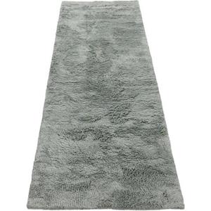 carpetfine Hochflor-Läufer "Silky", rechteckig, Shaggy, Langflor, uni, besonders weich, handarbeit