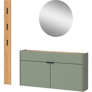 GERMANIA Halmeubelset Ameca (set, 3 stuks)