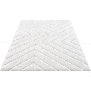 andas Hochflor-Teppich "Fiori", rechteckig, Pastellfarben, mit handgearbeitetem Konturenschnitt, Teppich,Hochlor