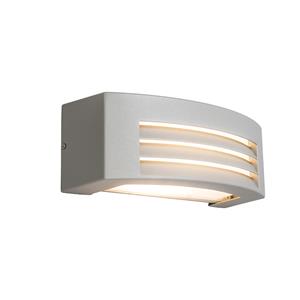 qazqa Moderne Wandleuchte hellgrau IP44 - Hurricane 1 - Grau