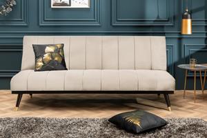 Invicta Interior Slaapbank Petit Beaute 180cm Fluweel champagne/ 43522