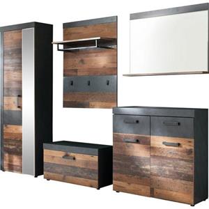 INOSIGN trendteam Halmeubelset Indy moderne industriële stijl (set, 5 stuks)