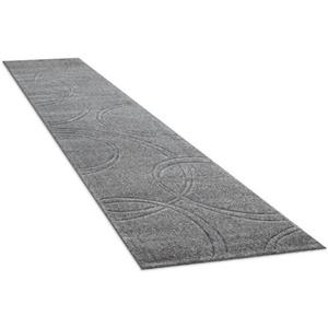 Paco Home Läufer "Brilliance 757", rechteckig, Teppich-Läufer, Kurzflor, mit 3D-Design, ideal im Flur & Schlafzimmer