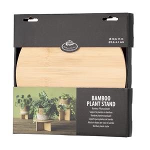 Plantentafeltje Bamboe M Dia25x11cm