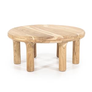 Eleonora Ronde Salontafel Bram Acaciahout, 80cm - Naturel