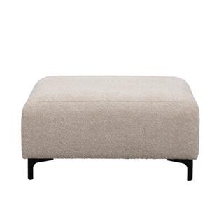 Leen Bakker Hocker Elsa - beige - 46x99x77 cm