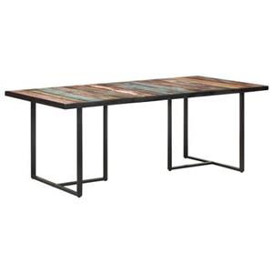 VidaXL Eettafel 200 cm massief gerecycled hout