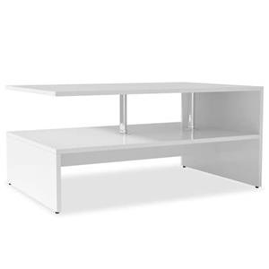 VidaXL Salontafel 90x59x42 cm spaanplaat wit