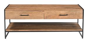 Livingfurn Salontafel Elin Mangohout, 120 x 55cm - Bruin