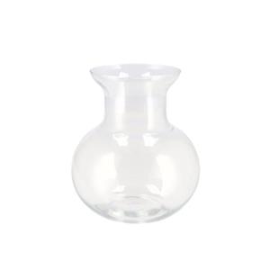 DK Design Bloemenvaas Mira - bol vaas model - transparant glas - D16 x H17 cm -