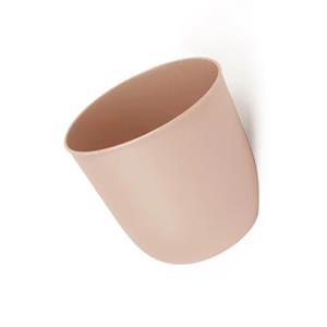 QUVIO Bloempot voor aan de wand - Diameter 15 cm - Oud roze