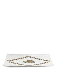 Fornasetti Giro di Conchiglie porcelain tray - Wit