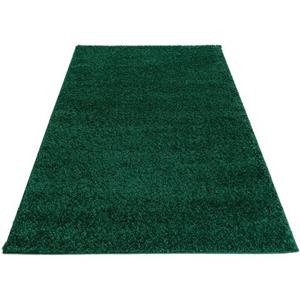 Home affaire Hochflor-Teppich "Viva", rechteckig, Uni Farben, einfarbig, besonders weich und kuschelig