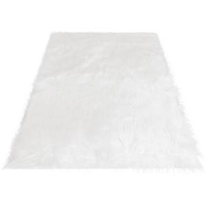 Home affaire Fellteppich "Valeria", rechteckig, 60 mm Höhe, Kunstfell, besonders weich und flauschig, fußbodenheizungsgeeignet, pflegeleicht, ideale Teppiche für Wohnzimmer, Sc