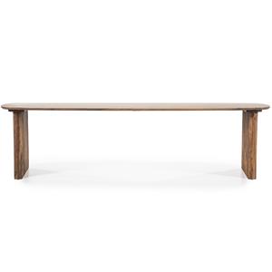 Eleonora Eettafel Alexander Deens ovaal, Sheesham hout, 280 x 100cm - Bruin