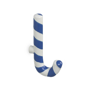 Bitten Candy Cane wandhaak-Blauw