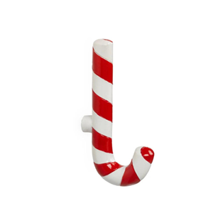 Bitten Candy Cane wandhaak-Rood