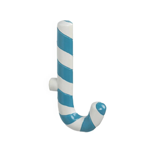 Bitten Candy Cane wandhaak-Turquoise