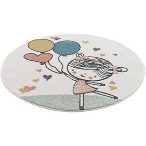 Carpet City Kindervloerkleed Anime9393 Speelkleed, meisje, harten, ballon, zachte pool, gemakkelijk in onderhoud