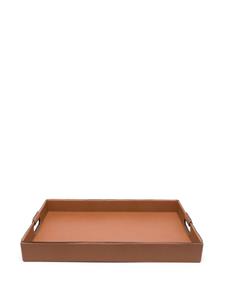 Ralph Lauren Home large Wyatt leather tray - Bruin