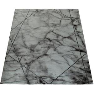 Paco Home Teppich "Kraft 523", rechteckig, Kurzflor, edles Marmor Design, mit gold- oder silberfarbenen Akzenten