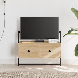 vidaXL TV-Schrank TV-Wandschrank Sonoma-Eiche 60,5x30x51 cm Holzwerkstoff (1-St)