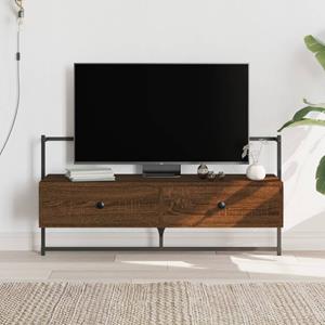 VidaXL Tv-meubel wandgemonteerd 100,5x30x51 cm hout bruineikenkleurig
