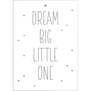 Reinders! Artprint Slim Frame White 50x70 Dream Big Little One