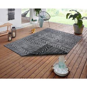 NORTHRUGS Vloerkleed BIRI tweezijdig te gebruiken kleed Geschikt voor binnen en buiten, in boho-stijl, platweefsel