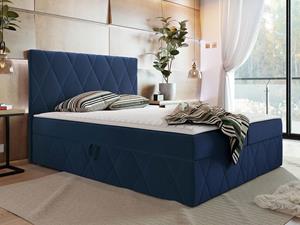 Mobistoxx Boxspring SIMONA 160x200 cm blauw