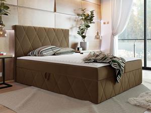Mobistoxx Boxspring SIMONA 180x200 cm bruin