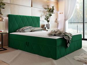 Mobistoxx Boxspring SIMONA 140x200 cm groen
