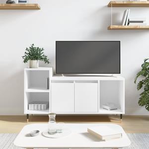 VidaXL Tv-meubel 100x35x55 cm bewerkt hout wit