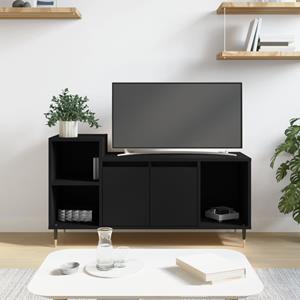 VidaXL Tv-meubel 100x35x55 cm bewerkt hout zwart