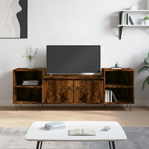 VidaXL Tv-meubel 160x35x55 cm bewerkt hout gerookt eikenkleurig