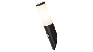 rabalux 8146 Außenleuchte Wandleuchte Black torch aus Edelstahl Kunststoff matt schwarz L:18cm B:7,3cm H:36,5cm funktioniert nur mit energiesparendem