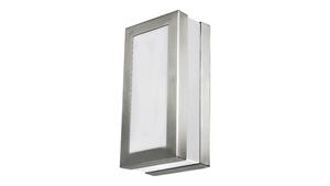 8170 Außen Wand-/Deckenleuchte Stuttgart aus Metall Kunststoff edelstahlfarben L:8,5cm B:12,5cm H:25cm IP44 - Rabalux